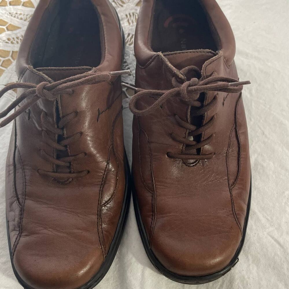 Naturalizer Women's Size 7 Brown Soft Leather Comfort Shoes Made in Brazil
